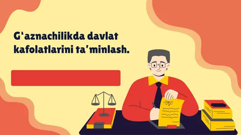 G‘aznachilikda davlat kafolatlarini ta’minlash