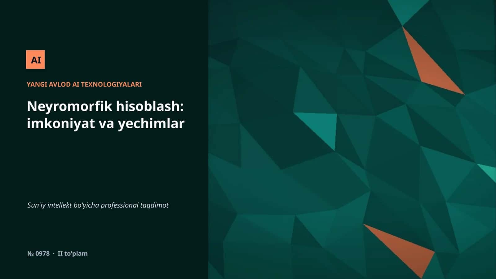 Yangi Avlod AI Texnologiyalari