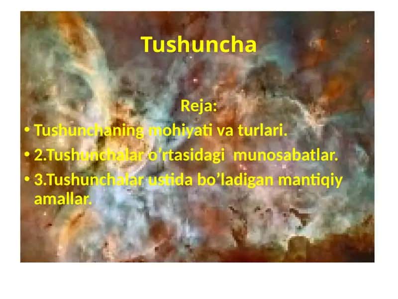 Tushuncha