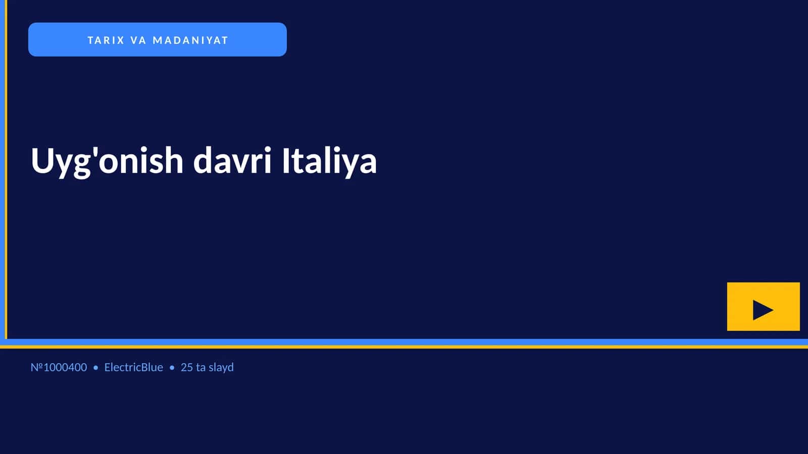 Uyg'onish davri Italiya