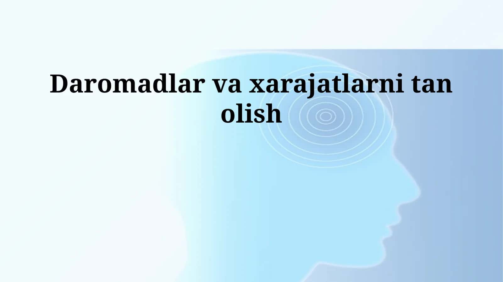 Daromadlar va xarajatlarni tan olish