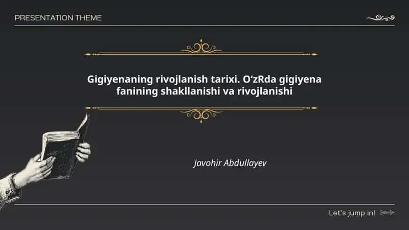 Gigiyenaning rivojlanish tarixi