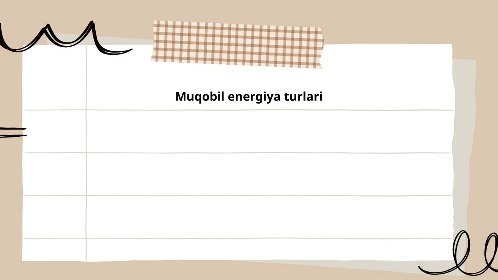 Muqobil energiya turlari