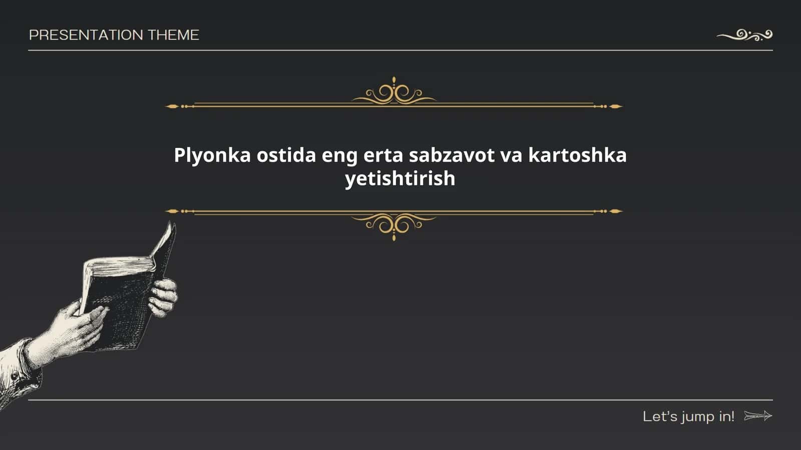 Plyonka ostida eng erta sabzavot va kartoshka yetishtirish