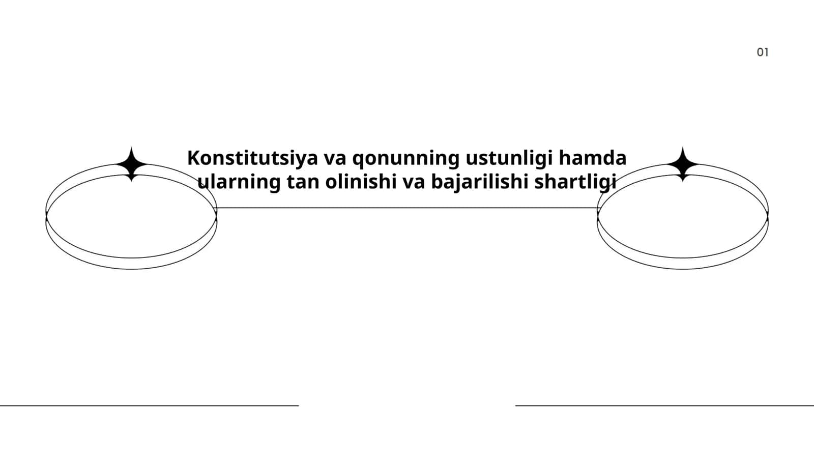 Konstitutsiya va qonunning ustunligi hamda ularning tan olinishi va bajarilishi shartligi