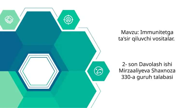 Immunitetga ta'sir qiluvchi vositalar