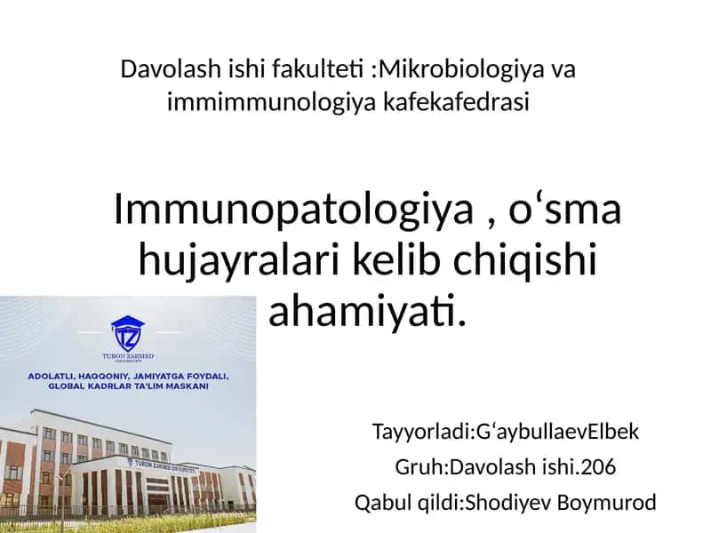 Immunopatologiya