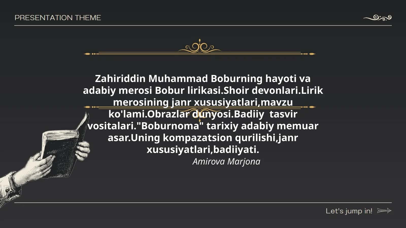 Bobur lirikasi