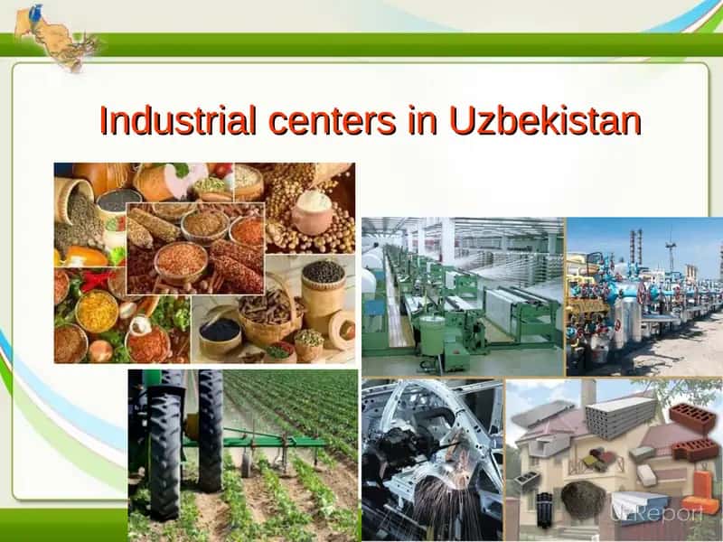 Industrial centers in Uzbekistan
