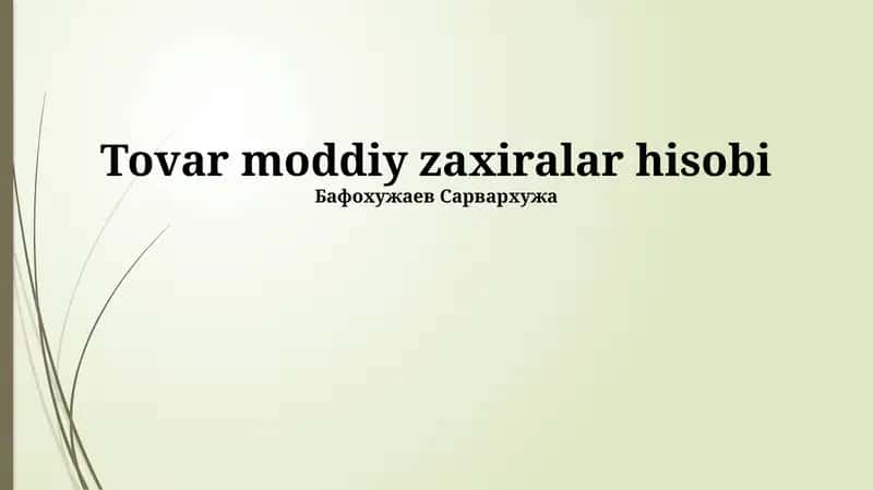 Inventarni qayta baholash