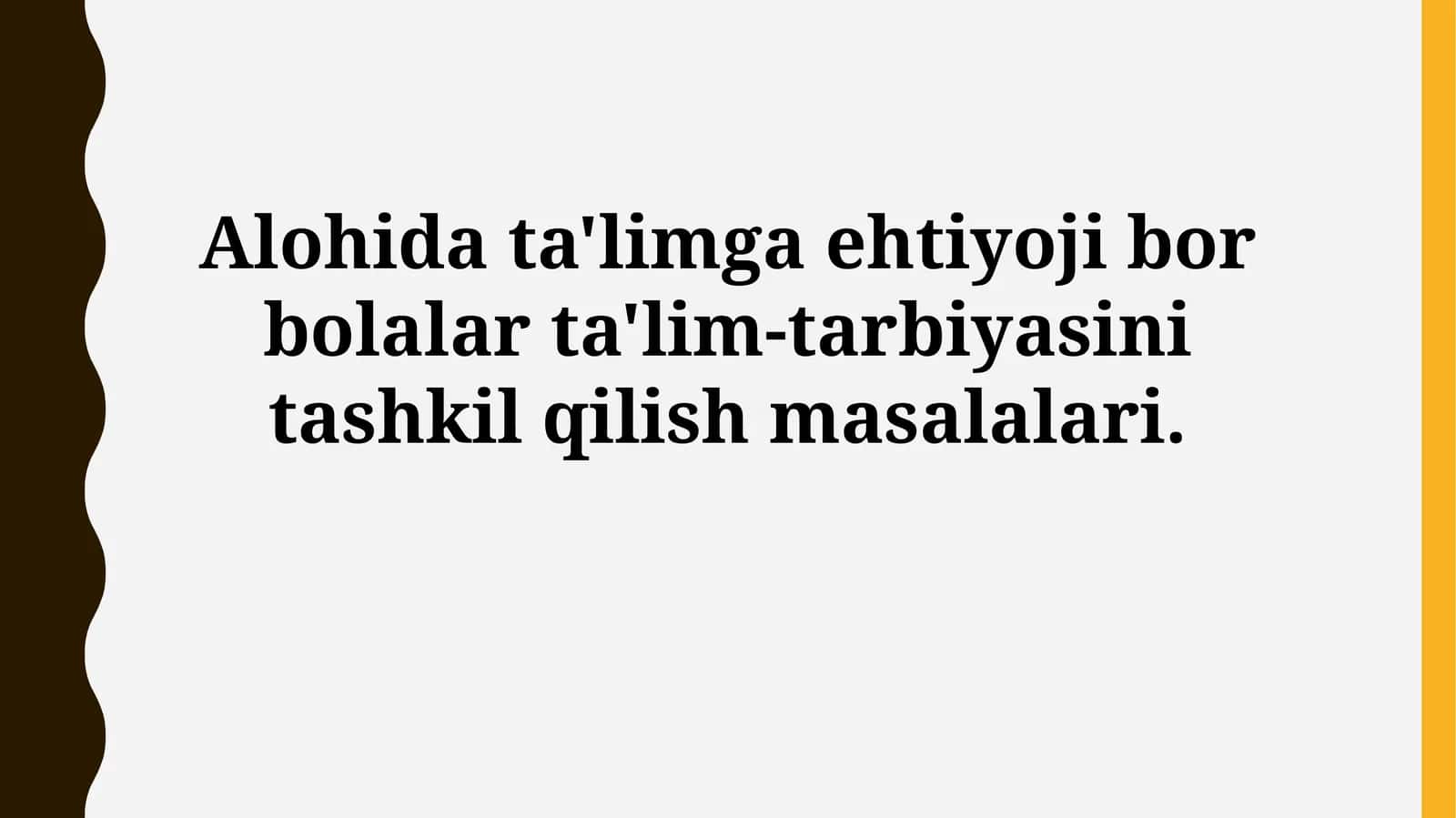 Kamida 30% ota-onalar va o'qituvchilarni o'z ichiga olgan treninglar va seminarlar o'tkazish