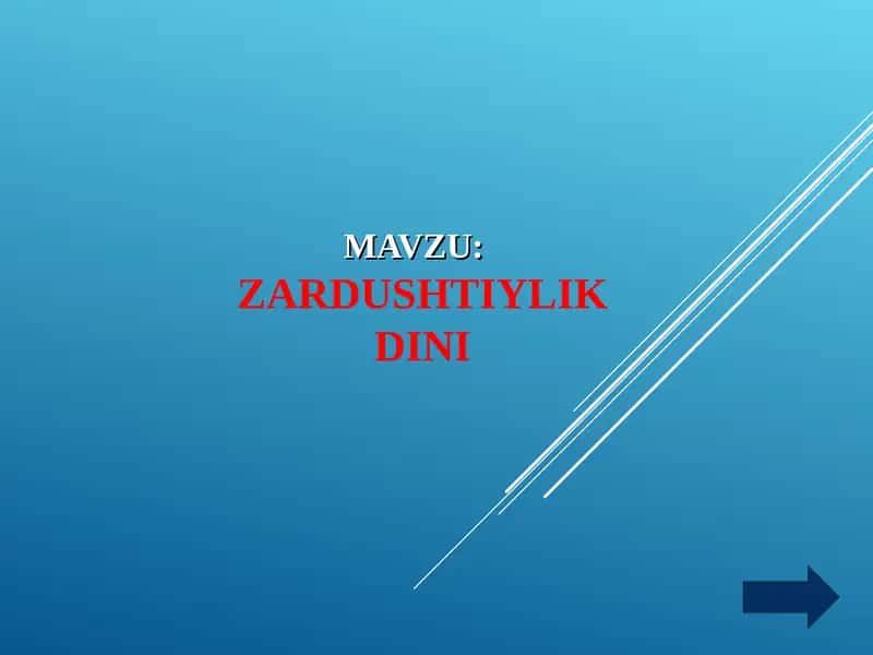 ZARDUSHTIYLIK DINI
