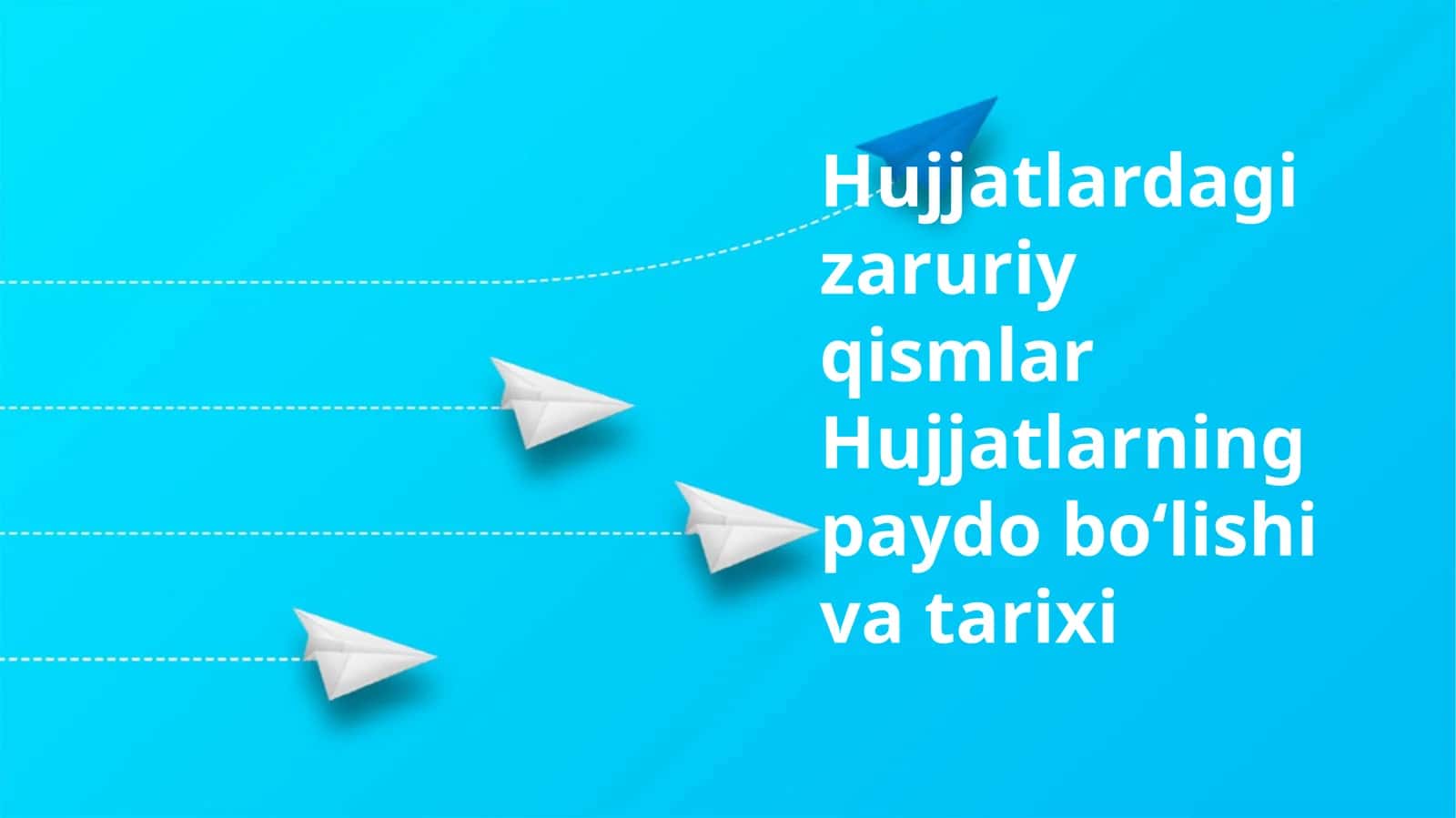 Hužjatning formatlari va texnologiyalari