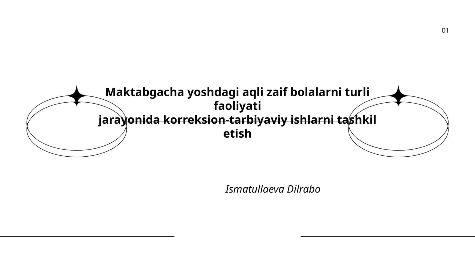Korreksion-tarbiyaviy ishlarni tashkil etishning nazariy asoslari va prinsiplari