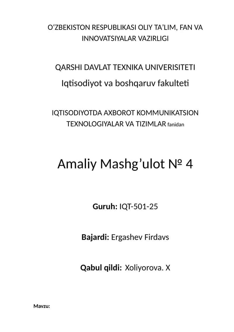 C++ dasturlash tili