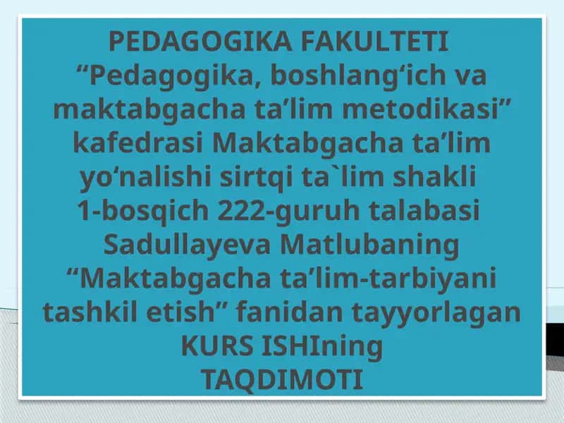 Rahbar tomonidan ilg‘or ish tajribalarni o‘rganishni tashkil etish.