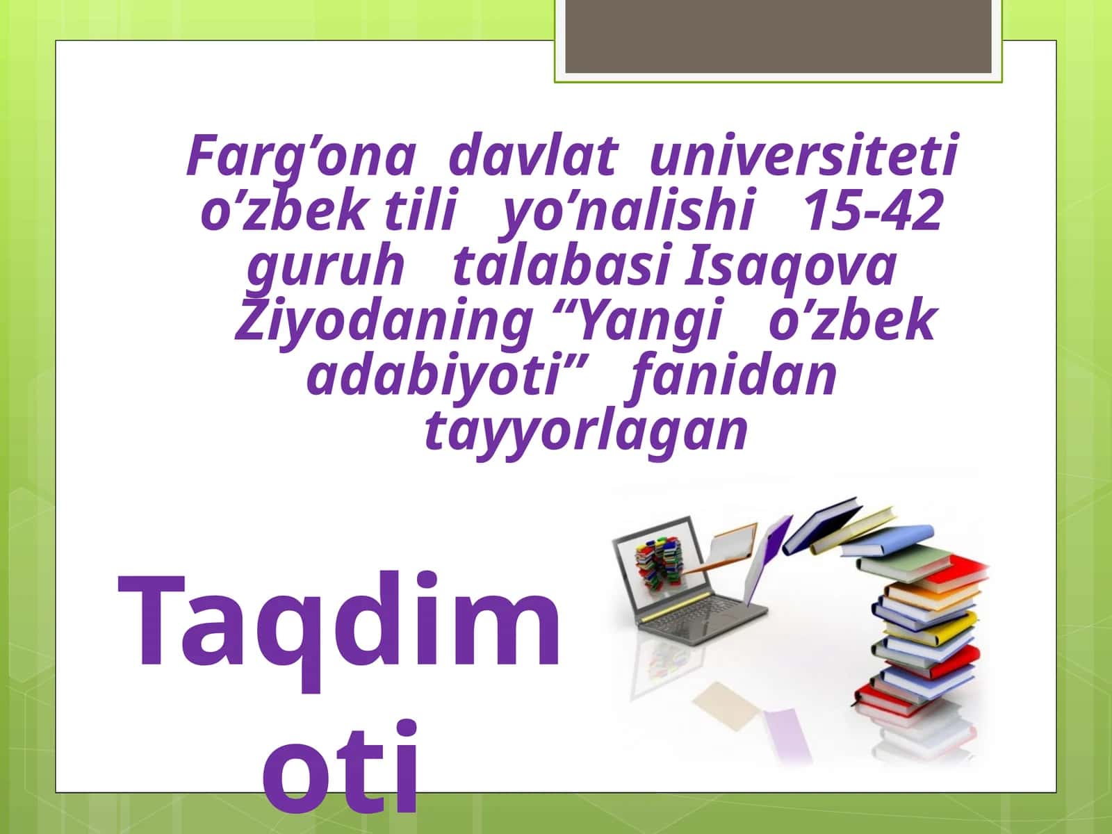 Yangi o'zbek adabiyoti