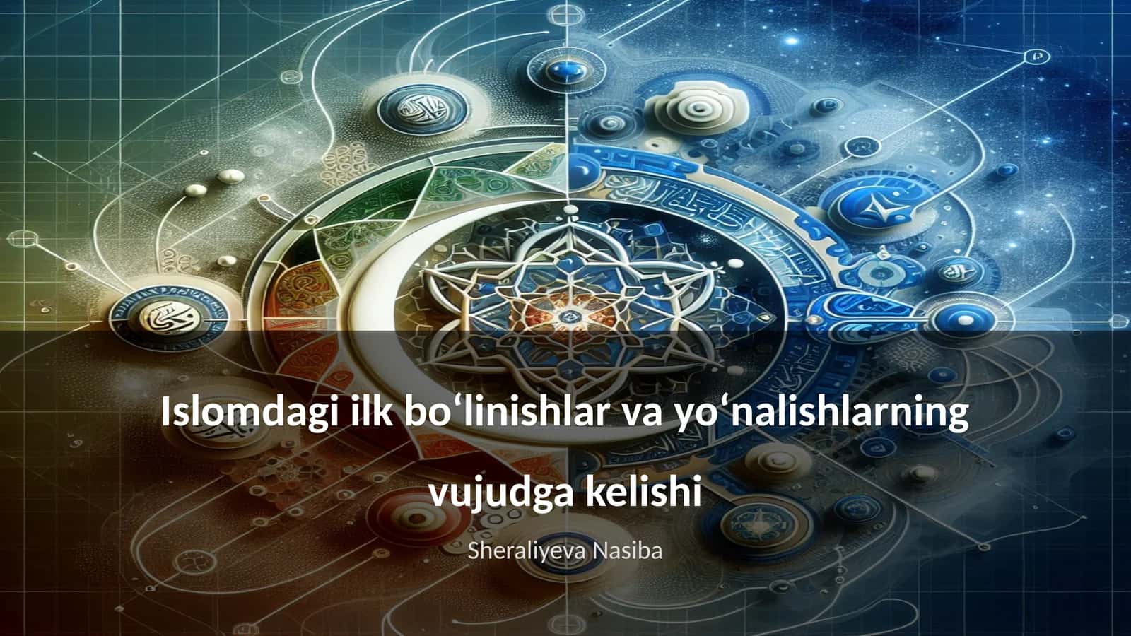 Islomdagi ilk boʻlinishlar va yoʻnalishlarning vujudga kelishi