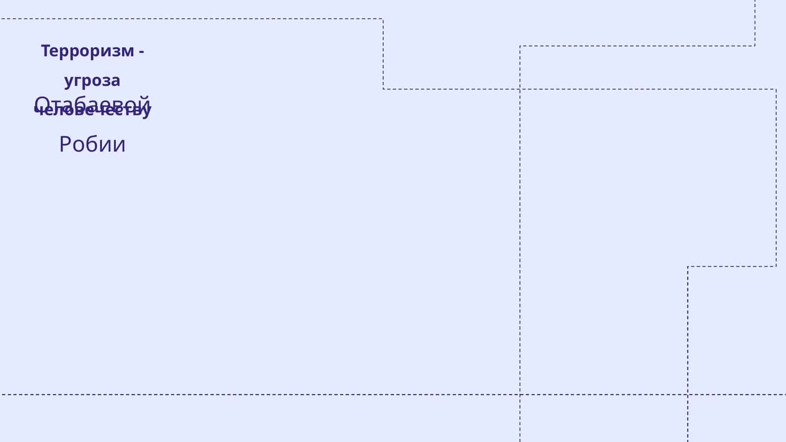 Терроризм -угроза человечеству