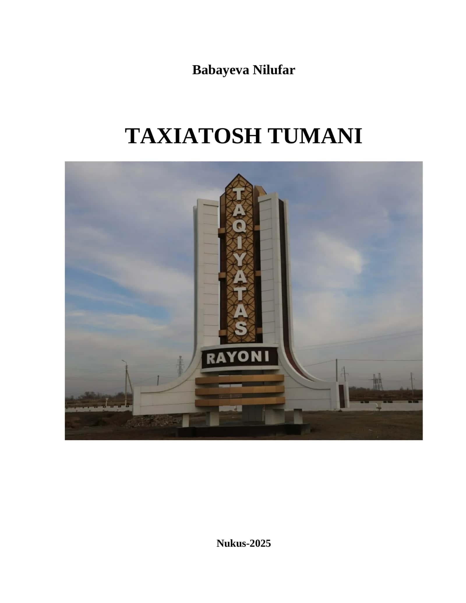 TAXIATOSH TUMANI