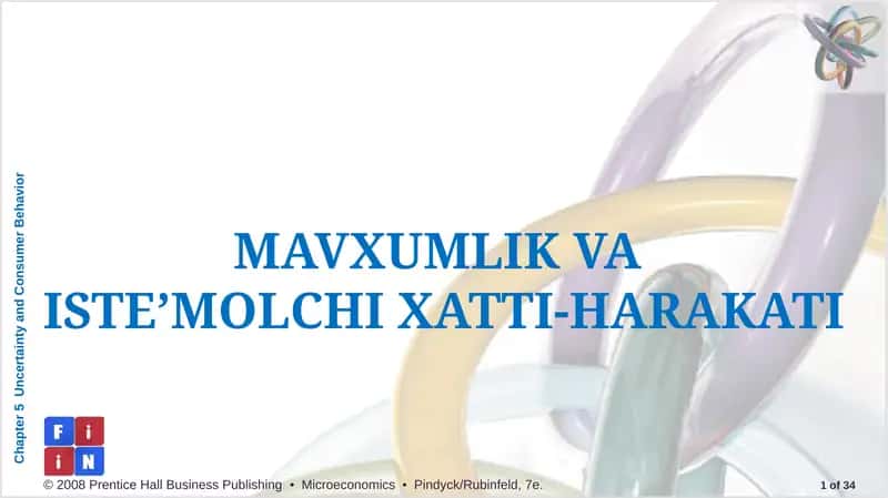 MAVXUMLIK VA ISTE’MOLCHI XATTI-HARAKATI