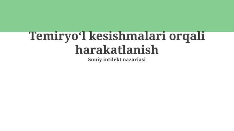Suniy intilekt nazariyasi
