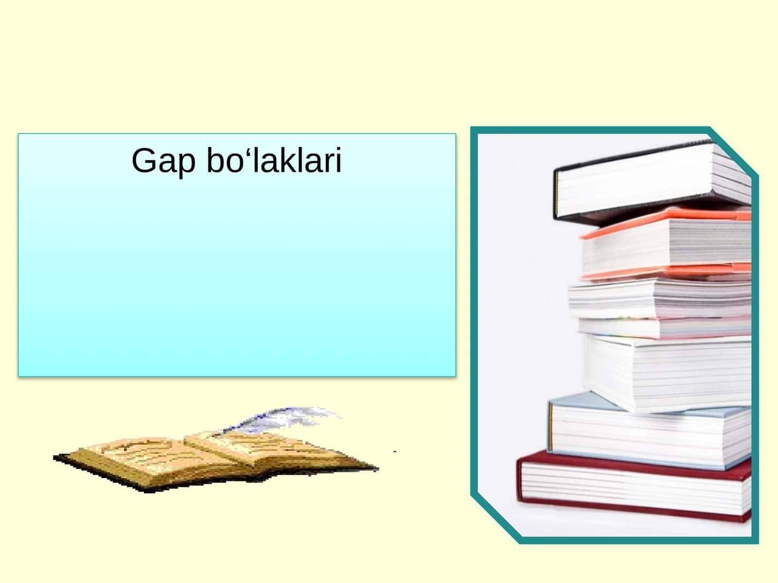 Gap bo‘laklari