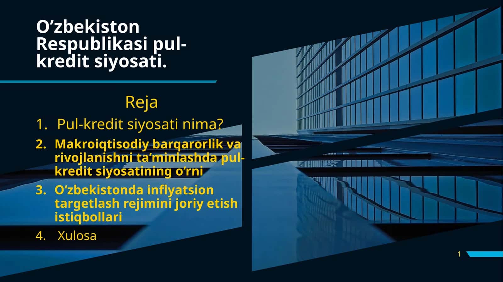 O’zbekiston Respublikasi pul-kreditsiyosati