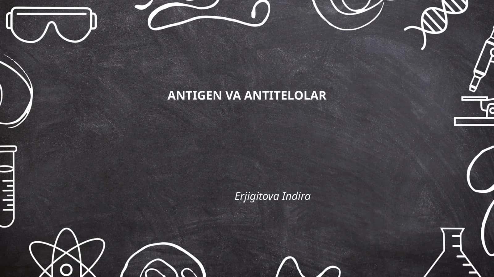 ANTIGEN VA ANTITELOLAR