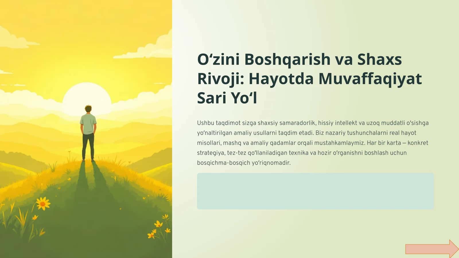 Oʻzini Boshqarish