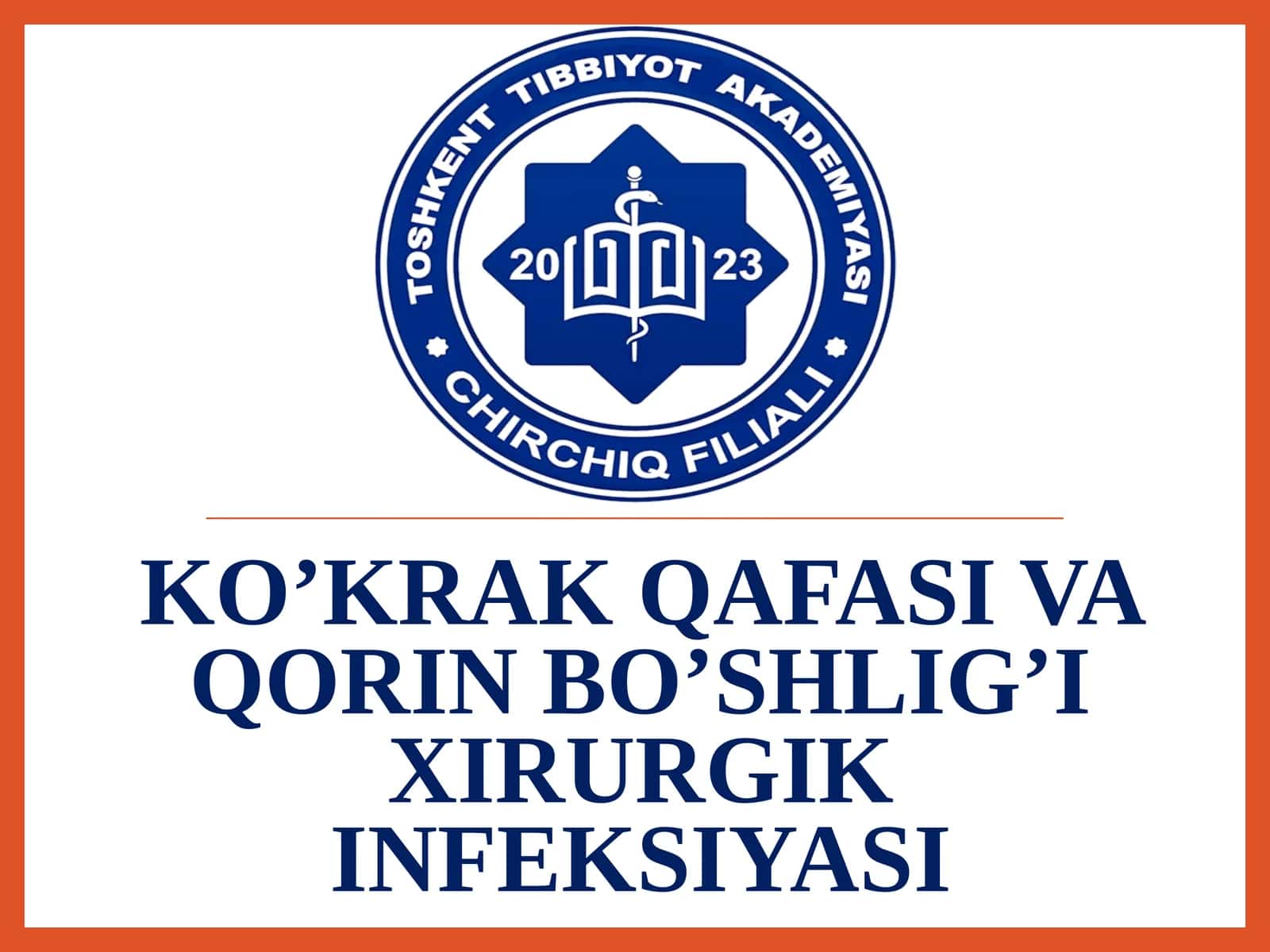 Xirurgik infeksiyasi