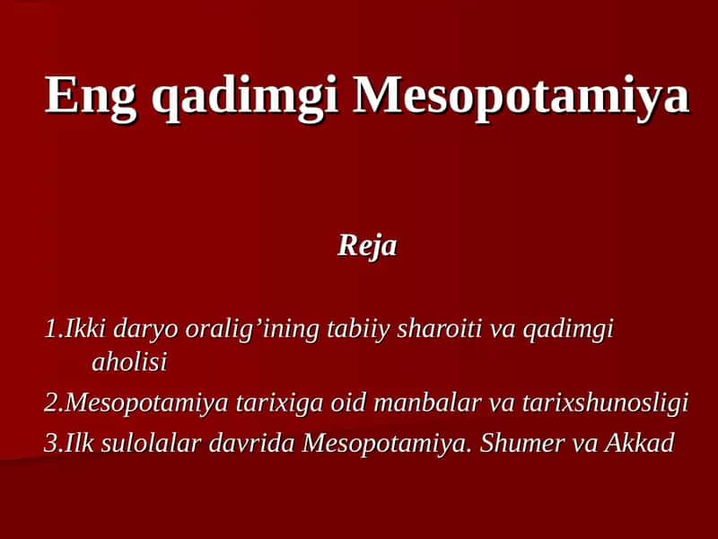 Mesopotamiya Tarixi