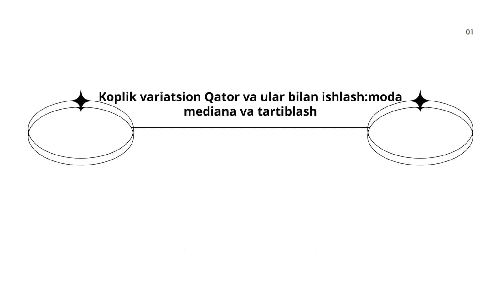Koplik variatsion Qator va ular bilan ishlash: moda mediana va tartiblash