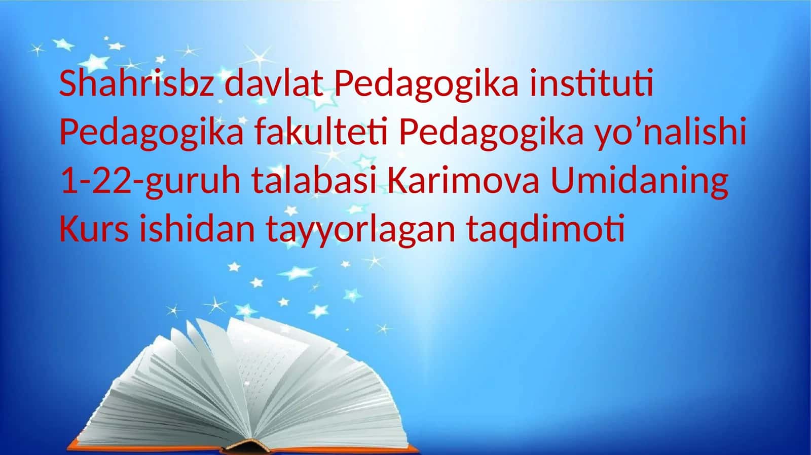O'quvchi-yoshlarni oilaviy hayotga tayyorlashda milliy tarbiya asoslaridan foydalanish