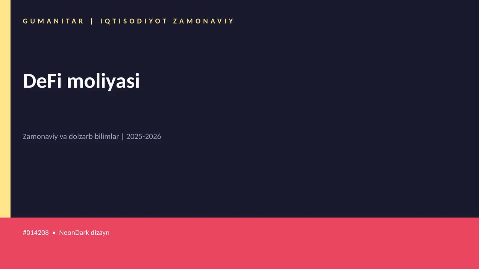 DeFi moliyasi