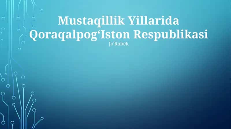 QoraqalpogʻIston Respublikasi
