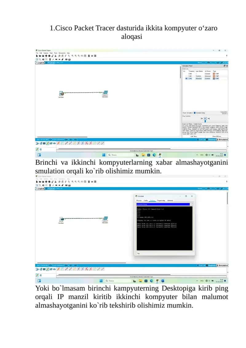 Cisco Packet Tracer