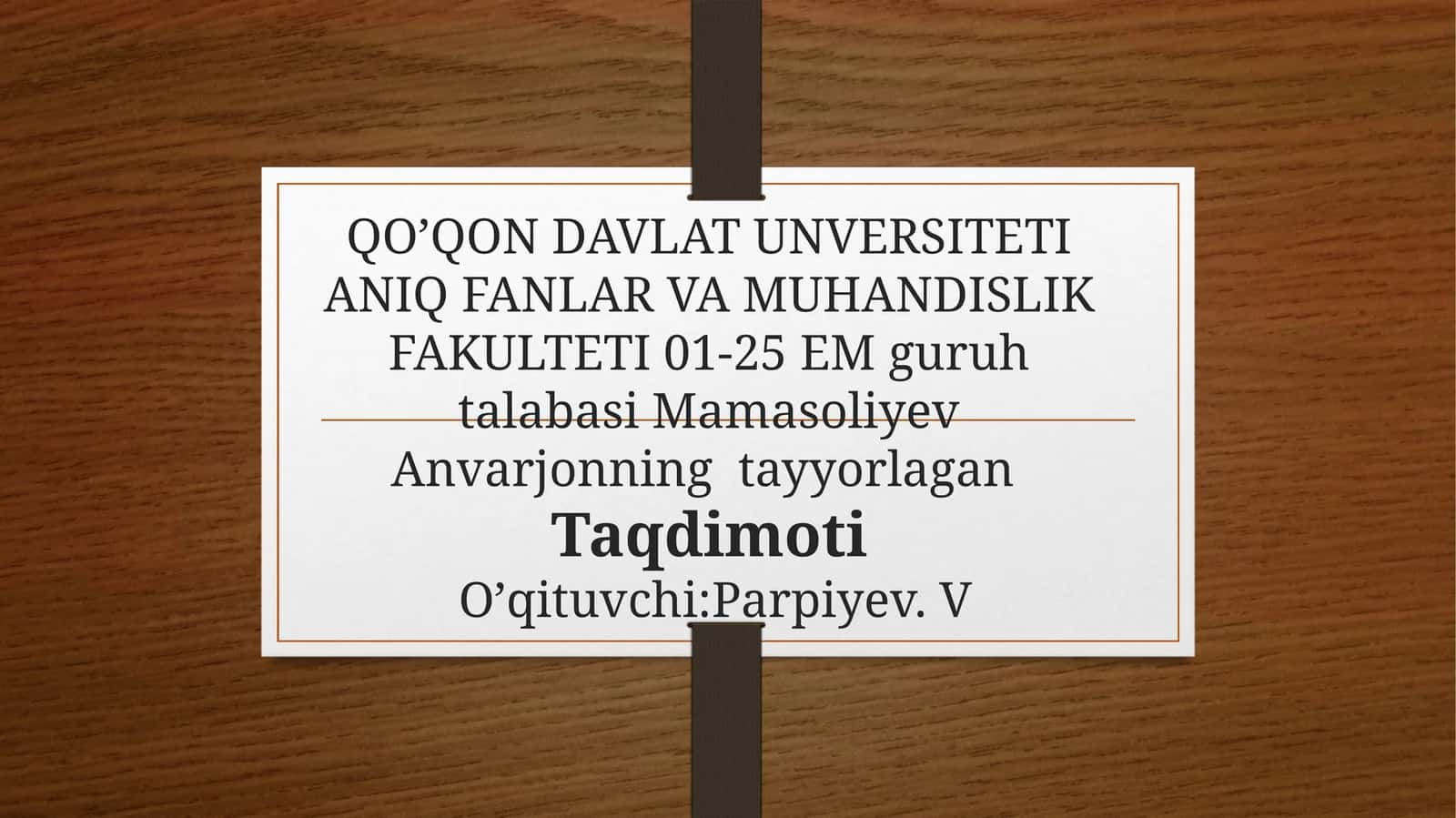 Birinchi va ikkinchi tur egri chiziqli integrallar orasidagi bog‘lanish. Ostrogradskiy-Grin formulasining tadbiqlari