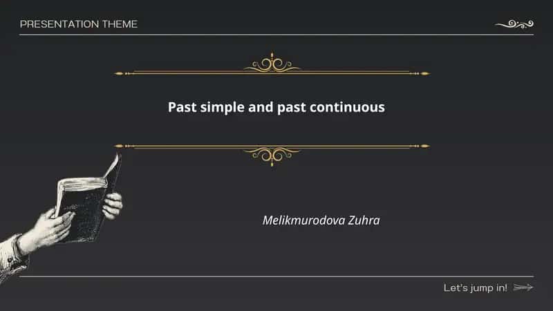 Past simple and past continuous