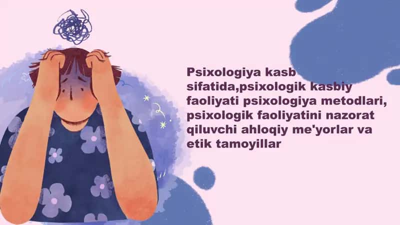 Psixologiya kasbiy faoliyat