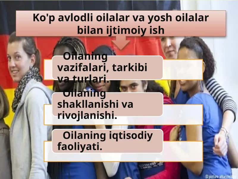 Ko'p avlodli oilalar va yosh oilalar bilan ijtimoiy ish
