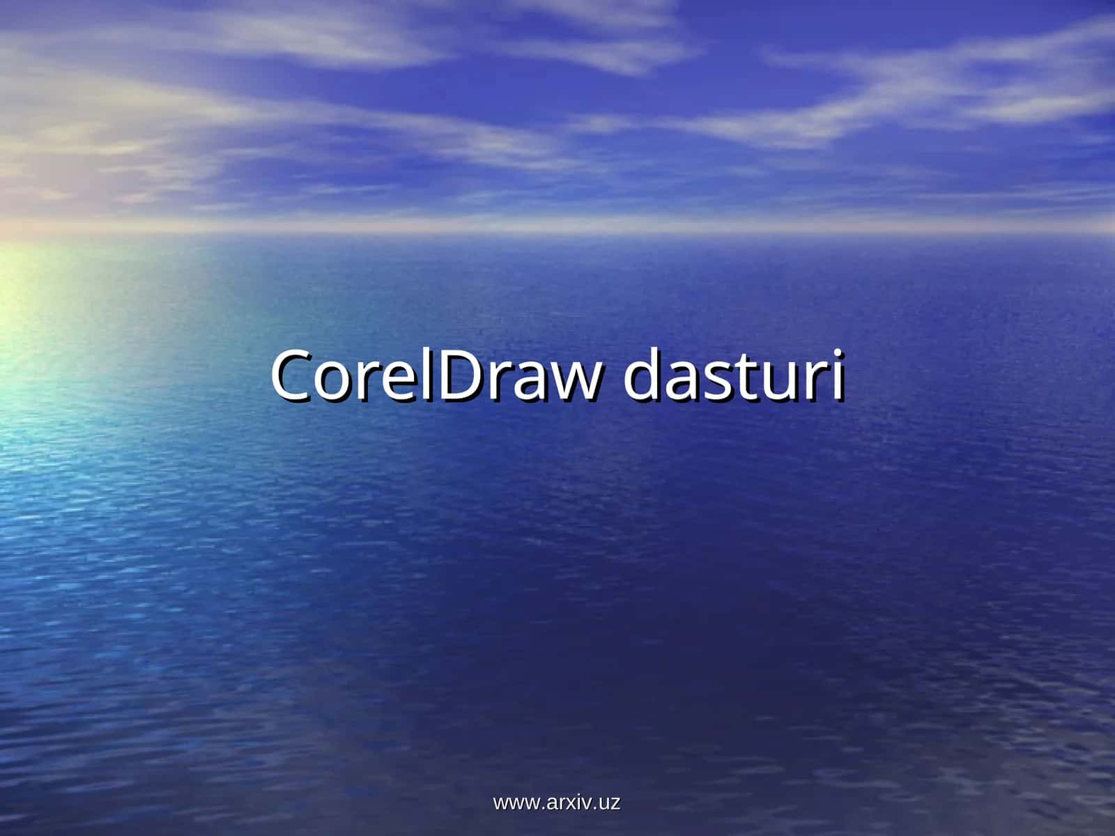 CorelDraw dasturi