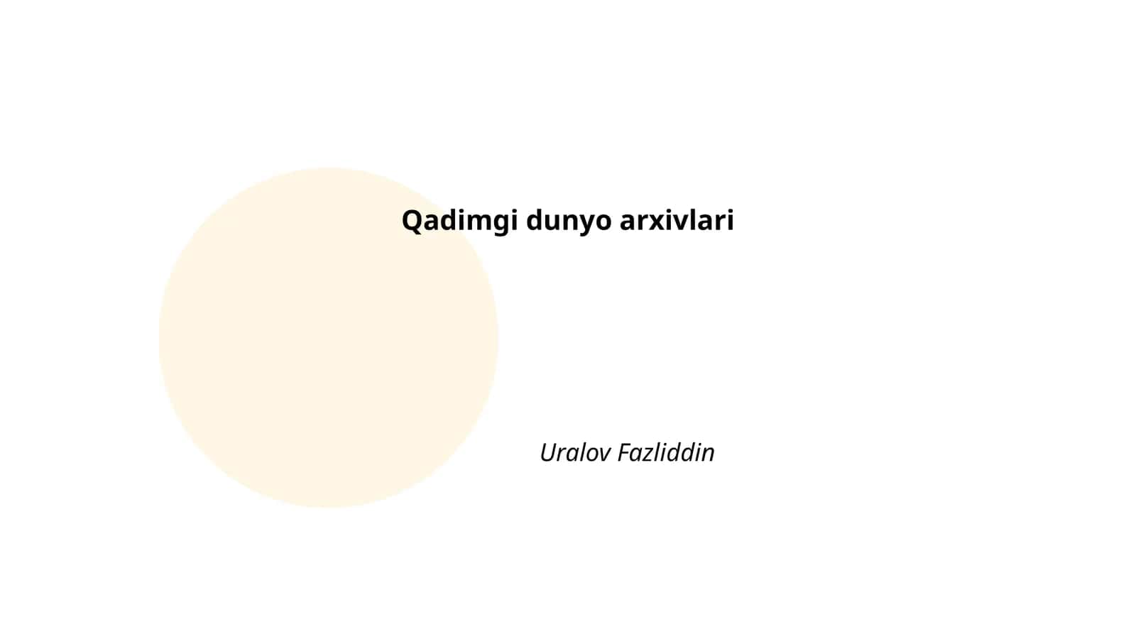 Qadimgi Misr arxivlari