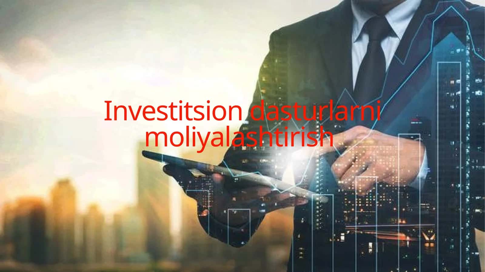 Investitsiondasturlarni moliyalashtirish