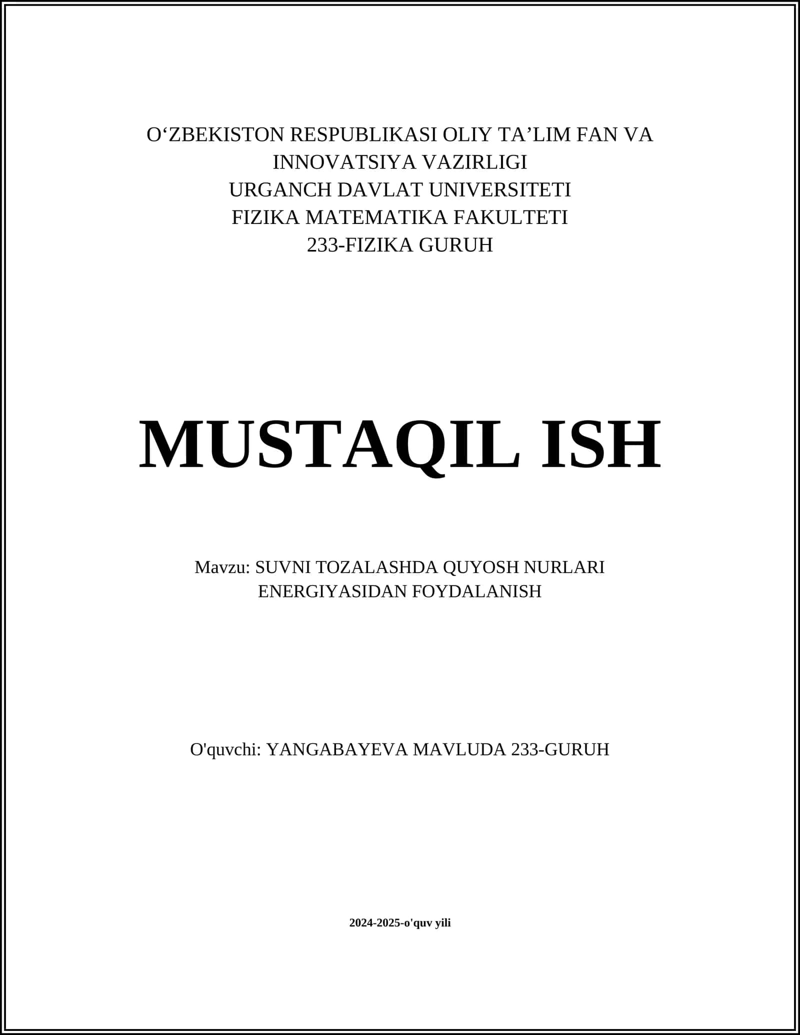 Quyosh Nurlari Energiyasidan Foydalanish Tarixi