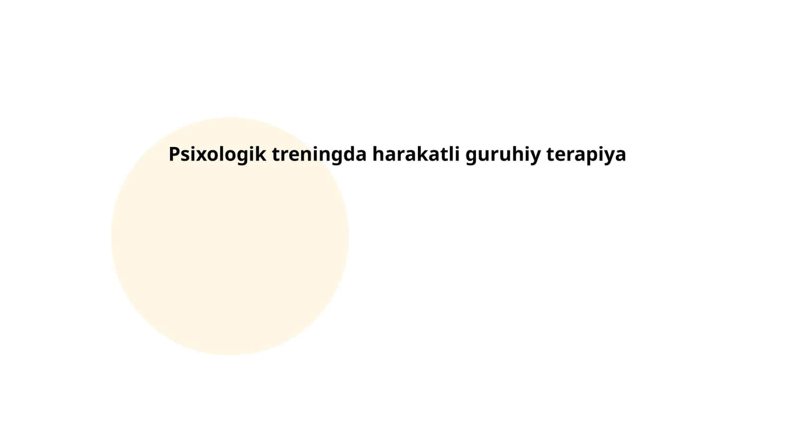 Harakatli guruhiy terapiya