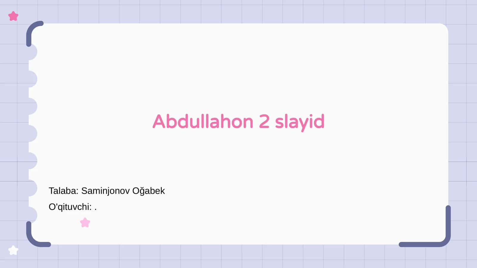 Abdullahon 2 slayid