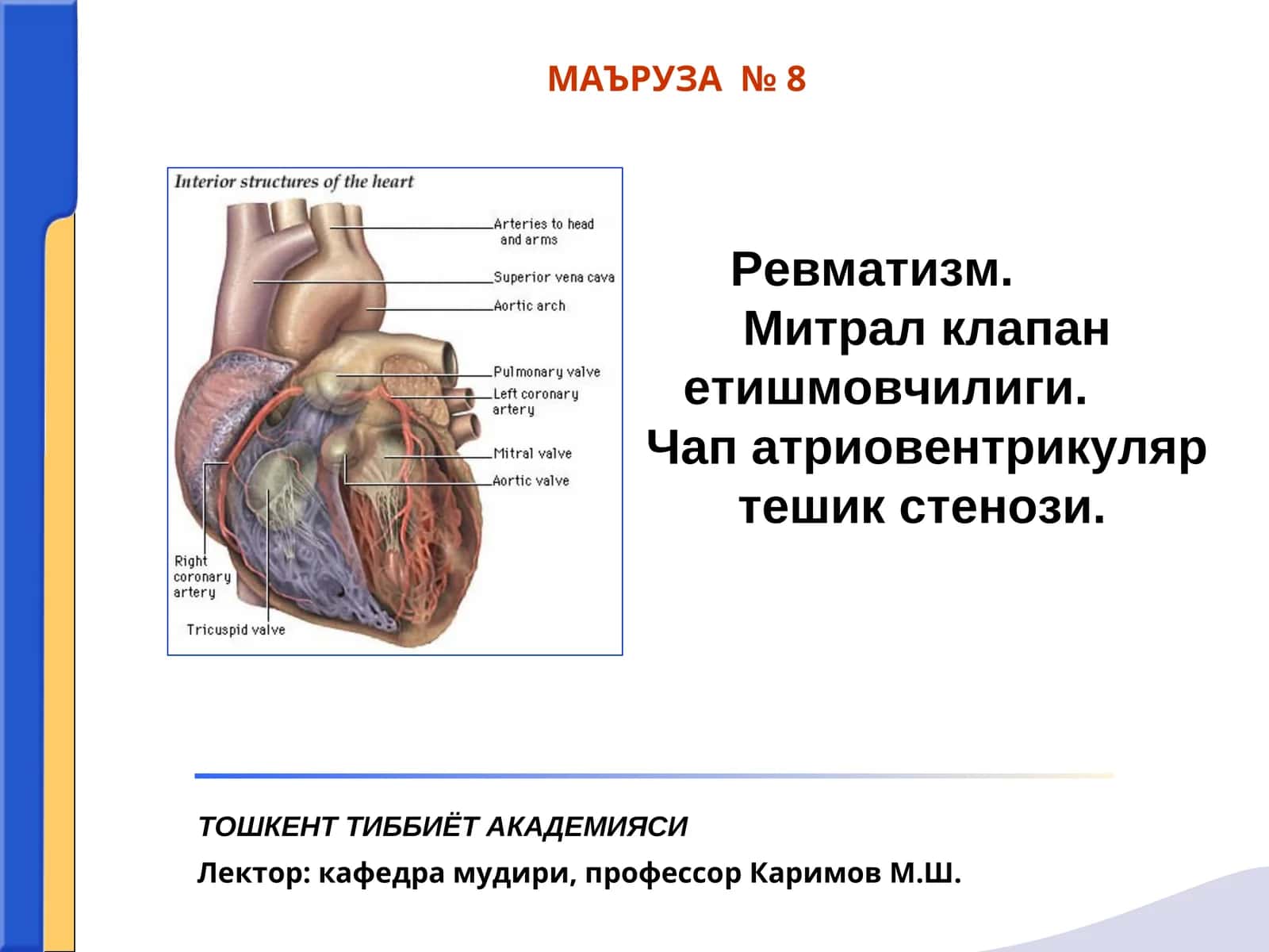 Ревматизм (Сокольский-Буйо касаллиги)