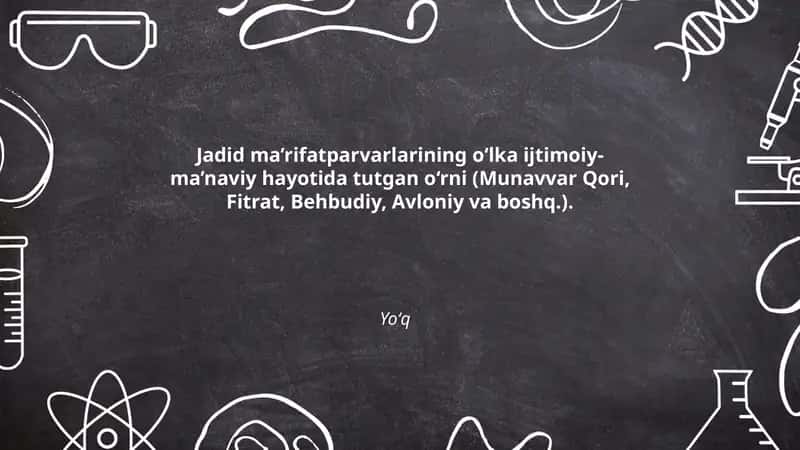 Jadid ma’rifatparvarlarining o‘lka ta'lim tizimini isloh etishdagi roli (Avloniy, Behbudiy)