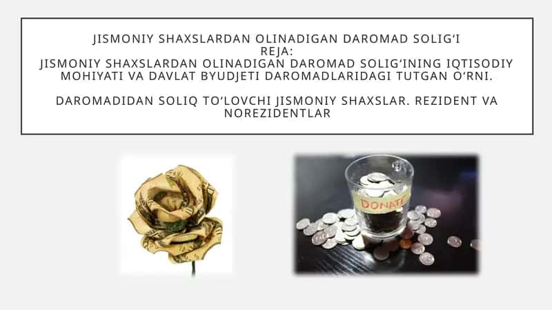 Jismoniy shaxslardan olinadigan daromad solig‘i